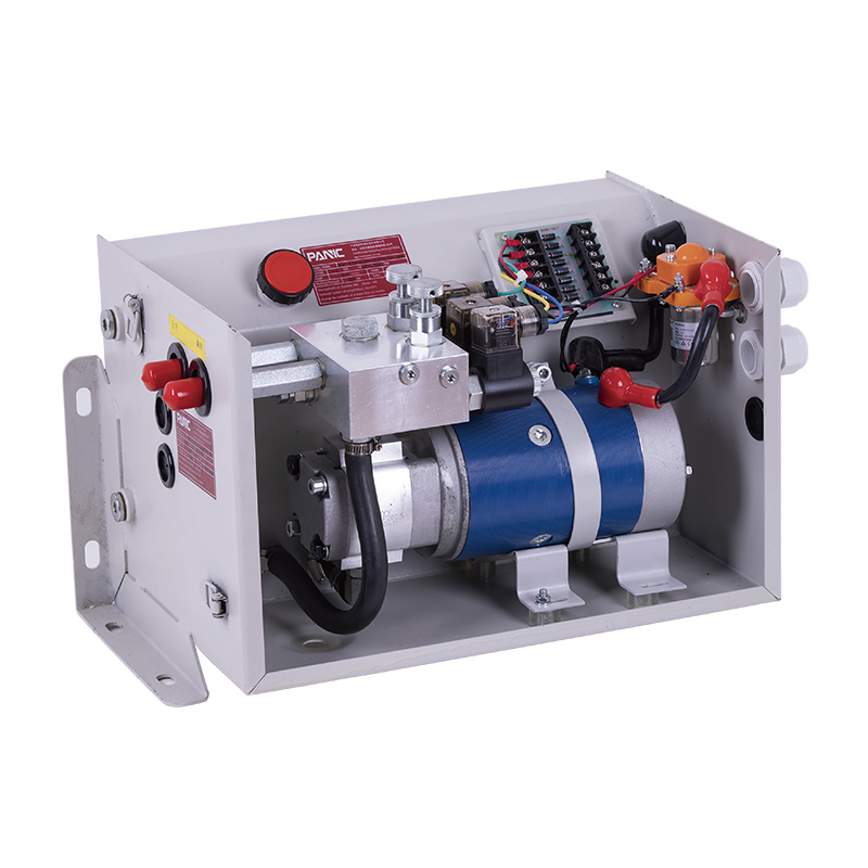 Hydrauliczny zespół napędowy tylnej burty